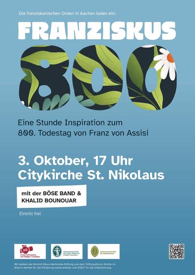 Plakat "Franziskus 800"